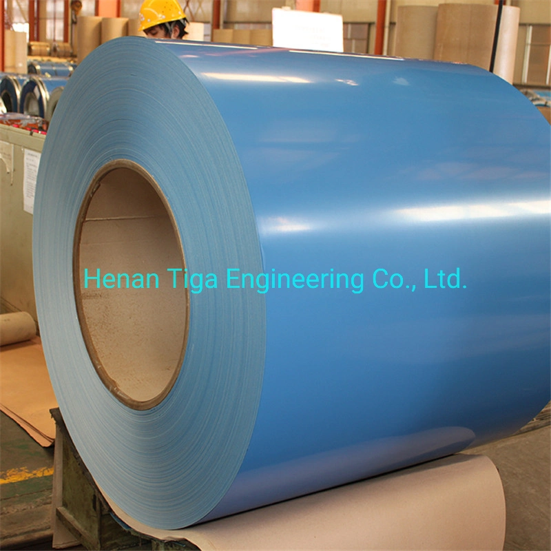 Dx51d China Tiga Factoty Prepainted Galvanized Plate PPGI Steel Coil