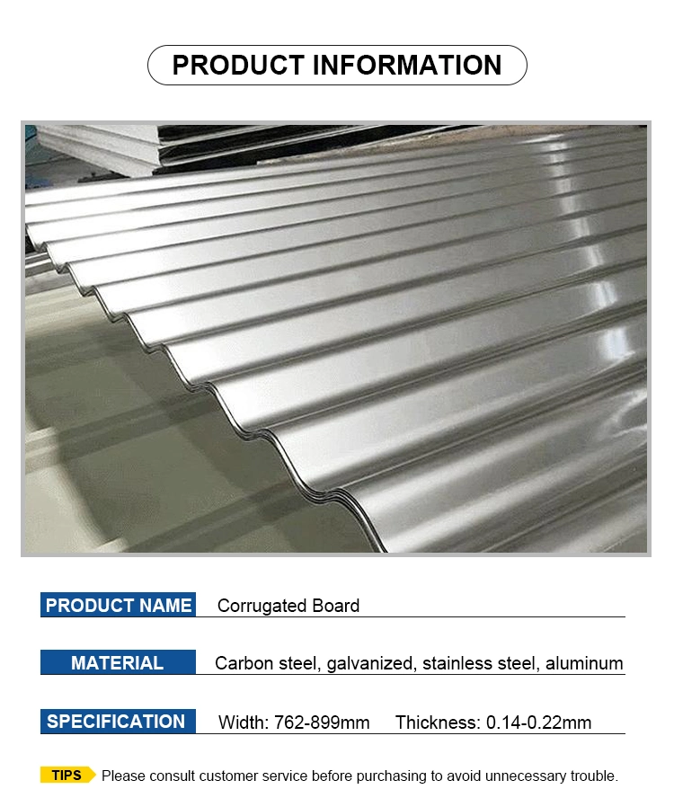 Factory Supply Galvalume Corrugated Steel Sheet Zinc Coated Roofing Sheet with Export Standard Packing