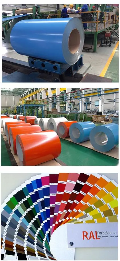 High Quality Chinese Supplier Ral SGCC Dx51d Color Coated Prepainted Galvanized Galvalume Zinc Steel Coil for Roofing Sheet Coil