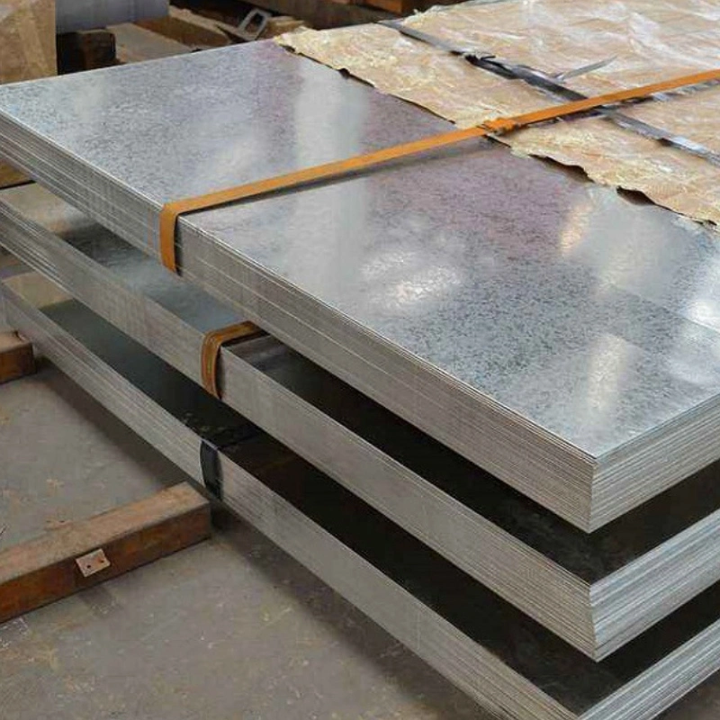 Coated 28 Gauge Galvanized Steel Sheet Plate JIS ASTM Standards Galvanized Metal