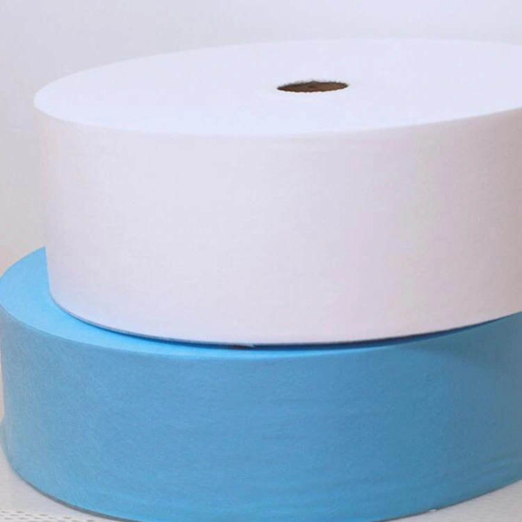 SMS SMMS Smmss Nonwoven Roll Fabric PP Polypropylene Spunmelt Nonwoven Cloth Filter Fabric