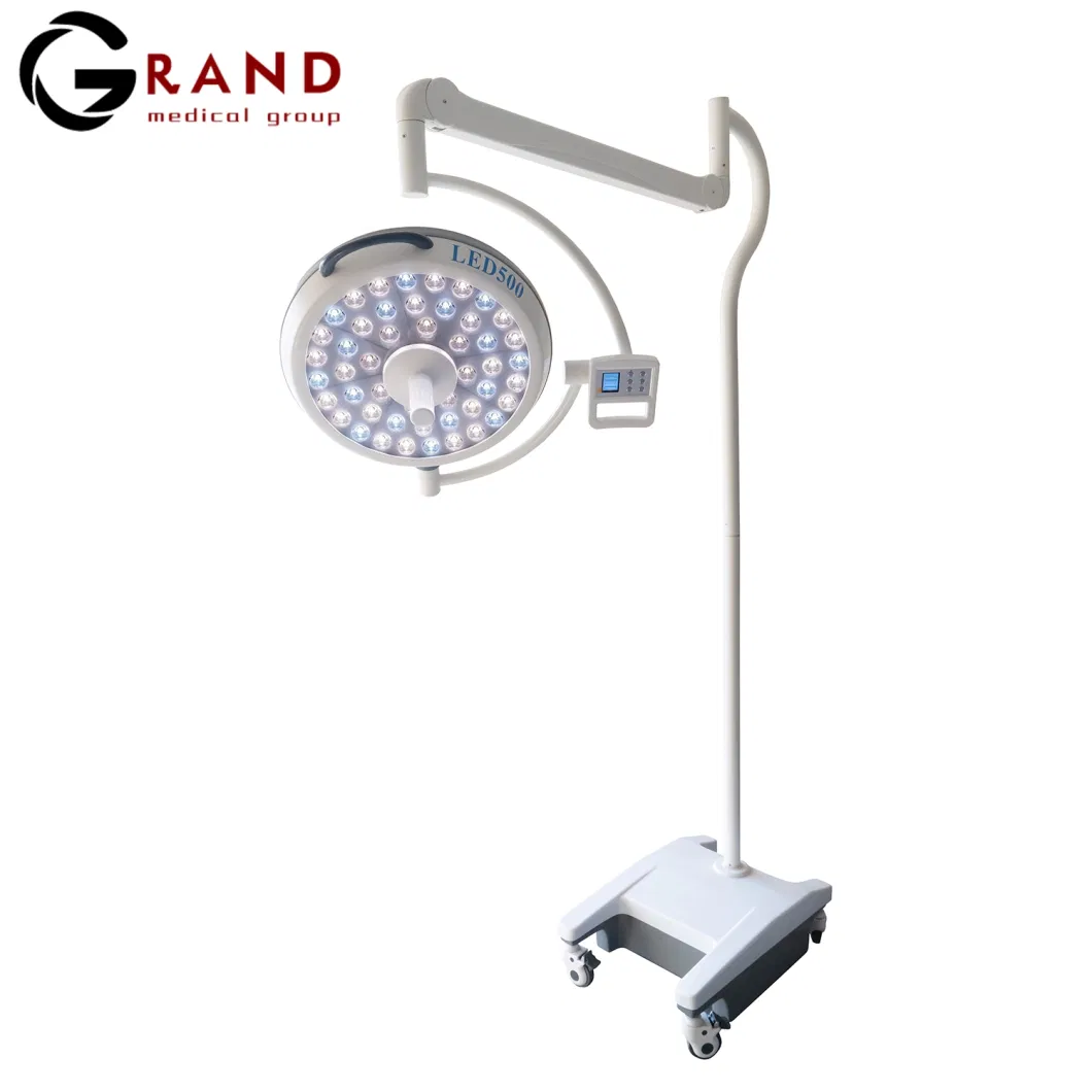 Hospital Equipment Portable Surgical LED Shadowless Examination/Exam Lights Mobile Operation/Operating Lamp
