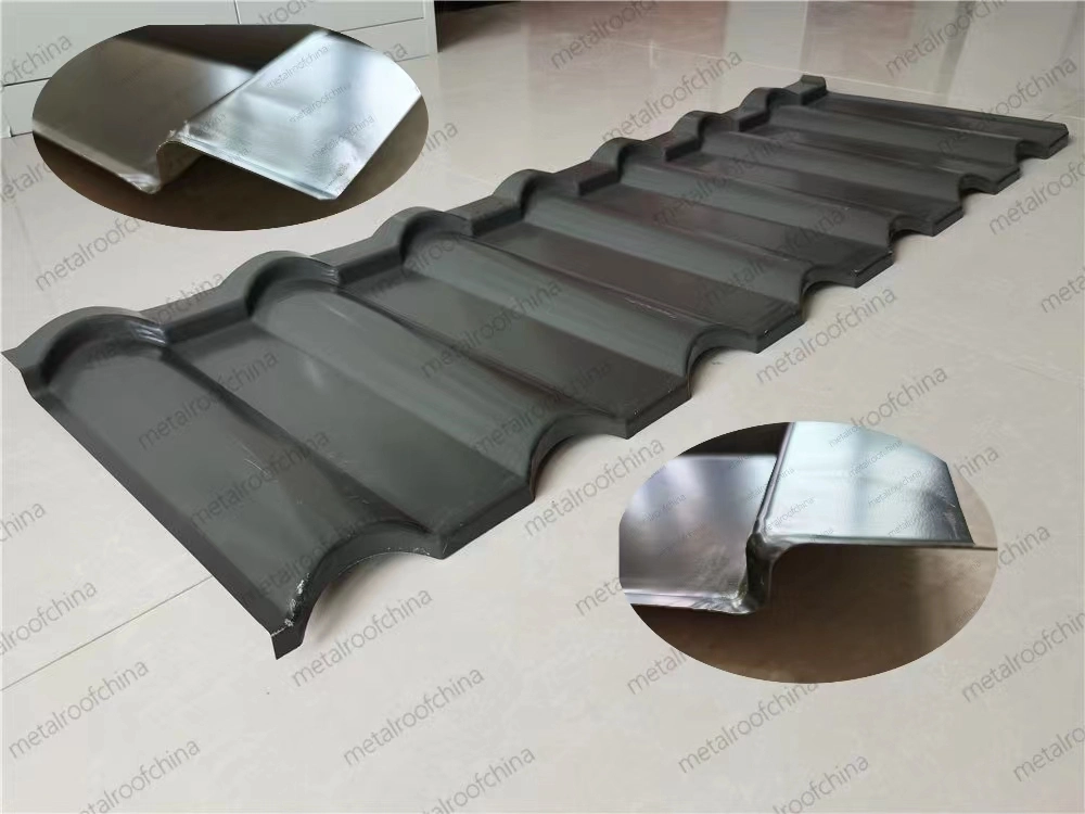 High Grade Colored Prepainted Trapezoidal Zinc Coated Steel Sheet Roofing Tile