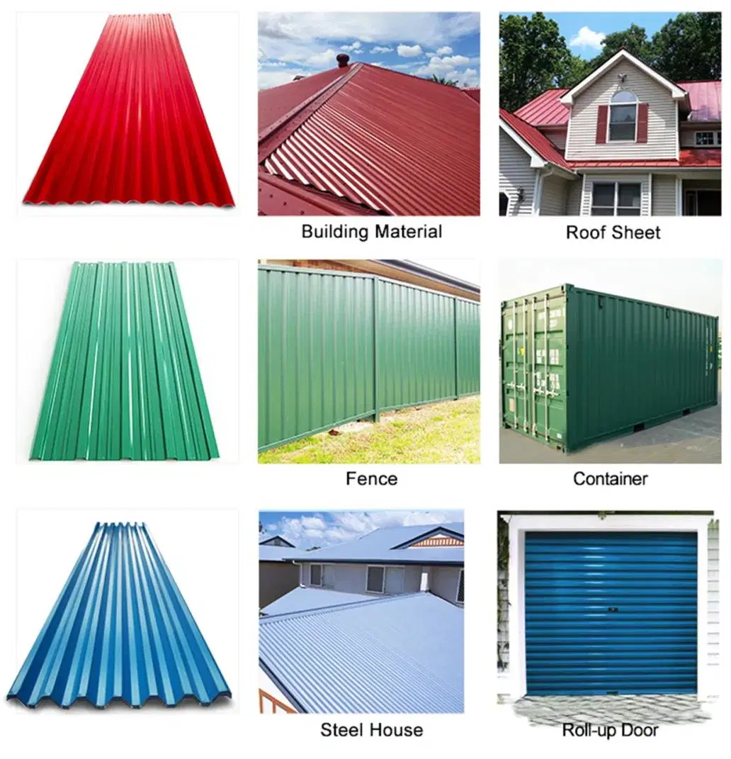 PPGI/PPGL/Dx51d/Dx52D/Dx53D Az150 Galvanized/Prepainted/Gi/Color Coated Steel Roofing Corrugated Sheet Aluminium Zinc Color Coated Galvanized Roofing Sheet