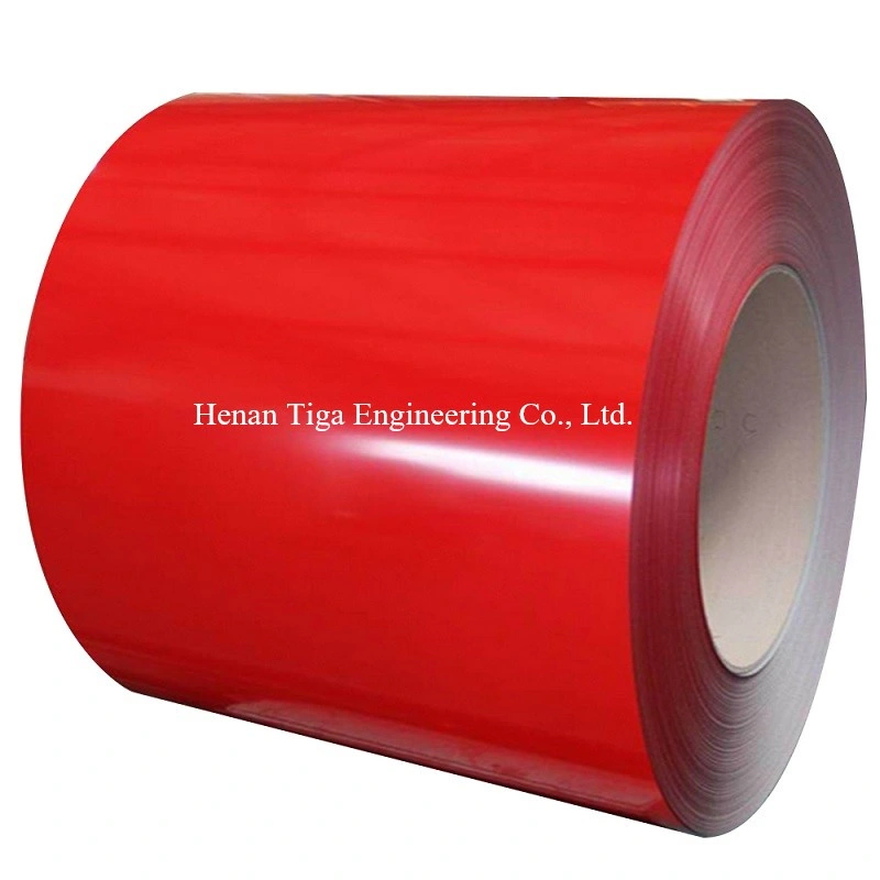 Factory PPGL Colored Prepainted Galvalume Iron Steel Sheets in Coil