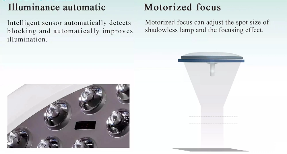 Howell Ceiling Double Dome Operation Room Surgical Light LED Shadowless Surgical Lamps