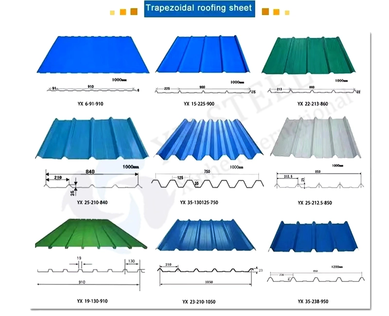 Roof Sheets Zinc Aluminium Az150 G550 Galvanized Gl Building Material Corrugated Steel Plate SGLCC Dx51d+Az Coated Galvalume Roofing Sheet