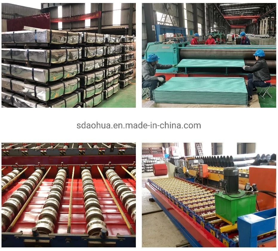 Corrugated Steel Sheet Roofing Tiles Galvanized Galvalume Aluzinc Prepainted Steel