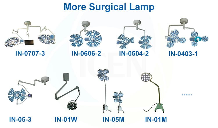 in-0403 Operating Ceiling Operation Lighting Surgical Ot Light LED Shadowless Lamp