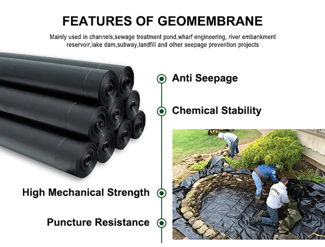 Geosynthetic Clay Liner / HDPE Geomembrane Pond Liner