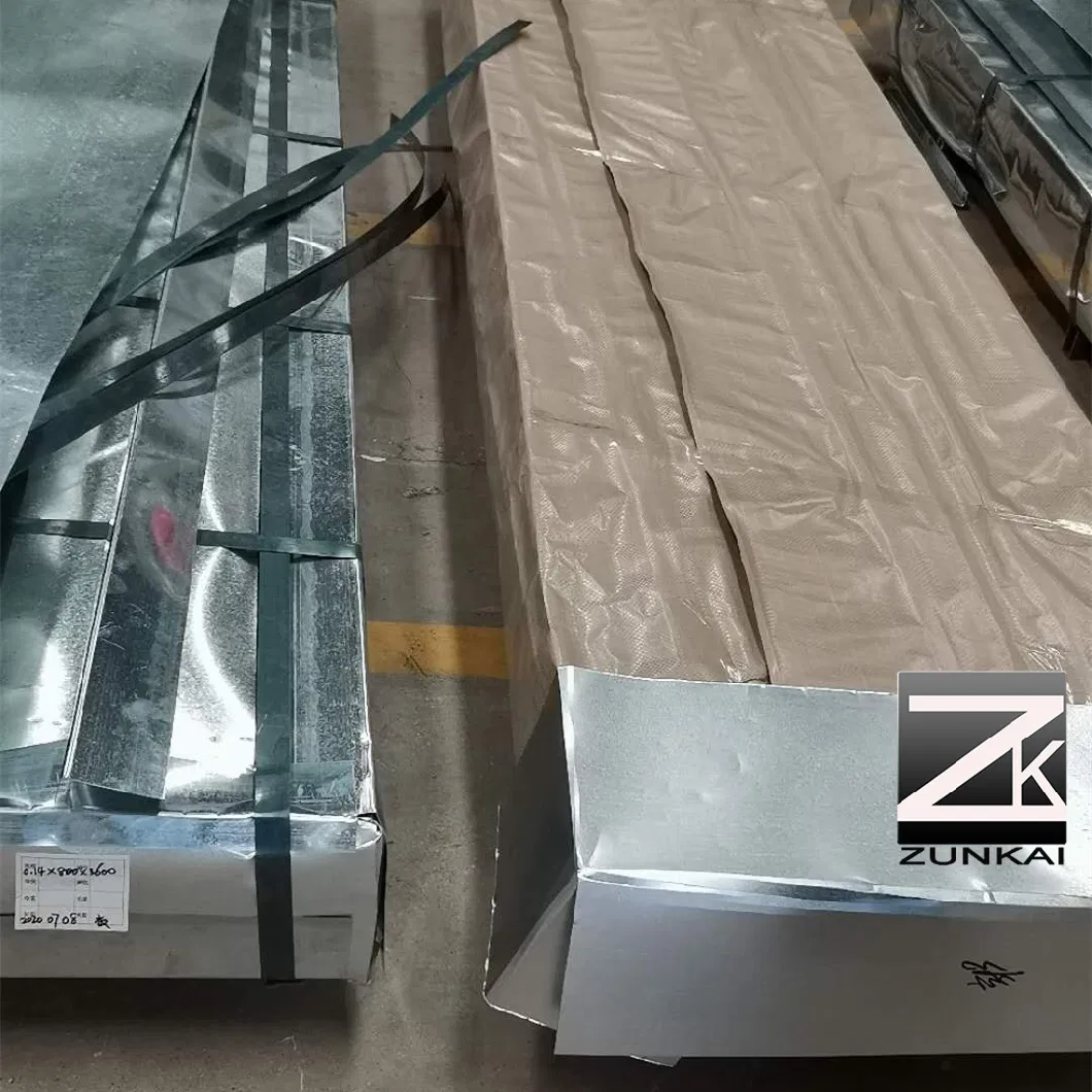 Prime From Factory Dx51d 0.1-1mm Thickness Galvanized Zero Spangle Corrugated Roofing Sheets