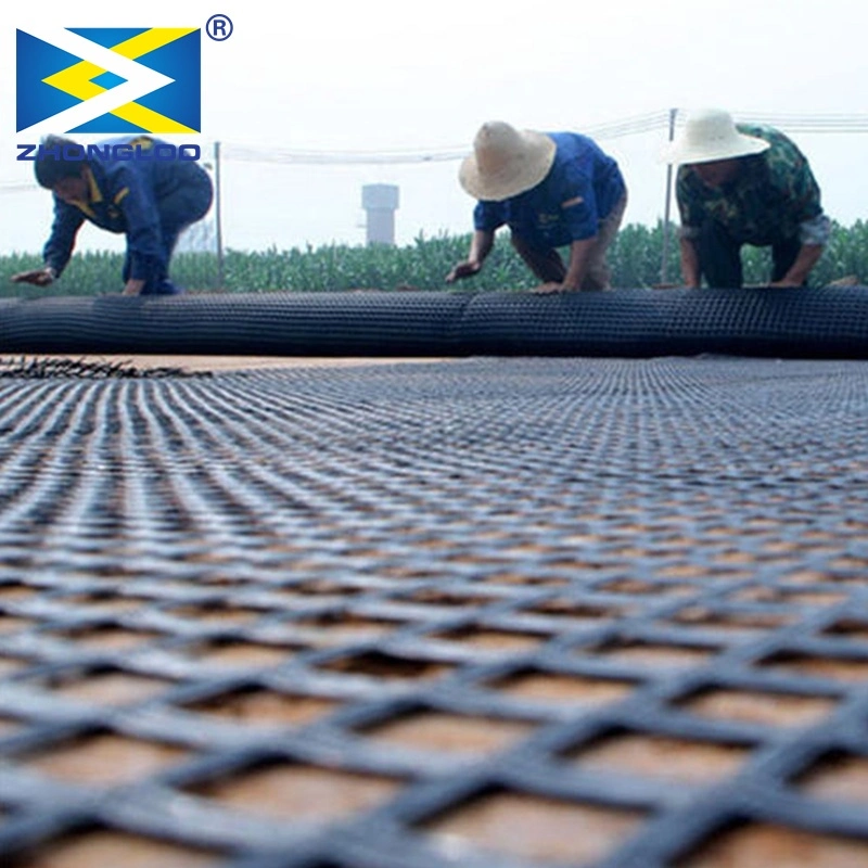 Polyester Geogrids Used for Mining Road Foundation 50-50kn Steel Plastic Welding Geogrid Price PP Biaxial Geogrid