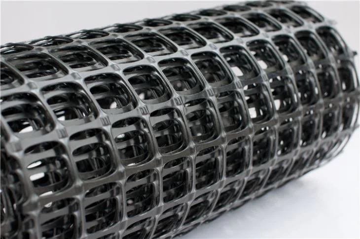 High Tensile Strength PP Geogrid 20kn 30kn 40kn for Road Construction