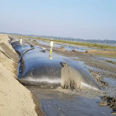 Тканая геотекстиль трубка Geotube Silt Curtain Геотехническая ткань