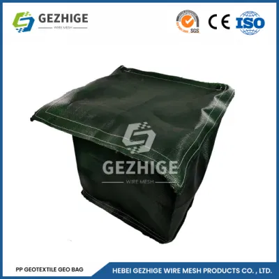 Gezhige с покрытием ПВХ шестиугольная сетка из тканого материала Gabion Manufacturing Китай Высокотемпературная Сопротивление Woven Плантация Геотекстиль Bagfor Gabion Basket проволочная сетка