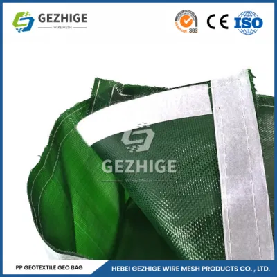 Gezhige с покрытием ПВХ шестиугольная сетка из тканого материала Gabion Manufacturing Китай Высокотемпературная Сопротивление Woven Плантация Геотекстиль Bagfor Gabion Basket проволочная сетка