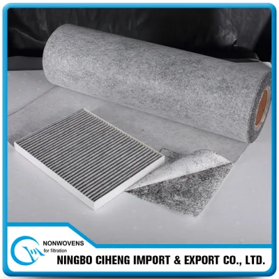  Составная Nonwoven ткань волокна активированного угля для автоматического фильтра