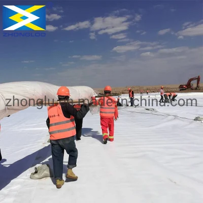  Полиэфирная ткань Geotextile используется в качестве разделителя и рампы материалов в строительстве