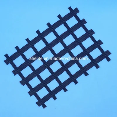 Высокое качество Warp трикотажных изделий из стекловолокна Ux Geogrid с помощью битума покрытие