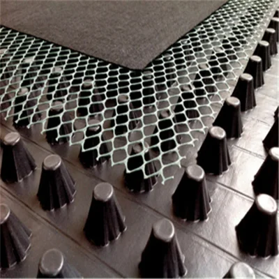 Завод Пираж Горячая продажа HDPE углубление мембрана Черный дренажный совет