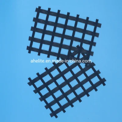 Высокое качество Warp трикотажных изделий из стекловолокна Ux Geogrid с помощью битума покрытие