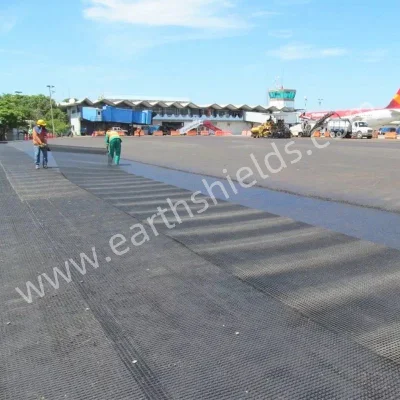 Высокое качество продукции Earthwork PP Biaxial стали пластиковые Geogrid усилителя