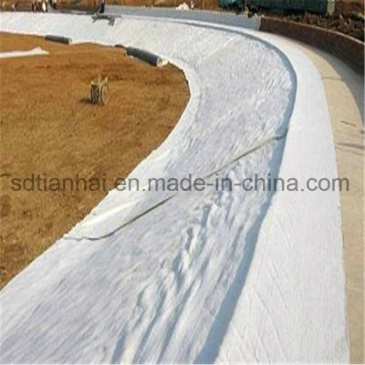 Волокно штапельное игольчатый перфорированного нетканого материала Geotextile для охраны природы