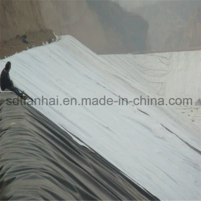 Волокно штапельное игольчатый перфорированного нетканого материала Geotextile для охраны природы