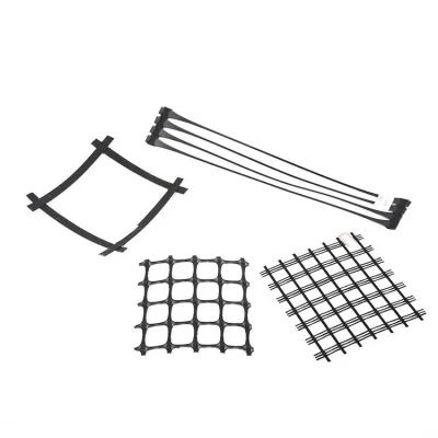  50 кн/м односторонняя Geogrid высокой прочности PP/HDPE одноосных пластиковые Geogrid для фиксации на стену