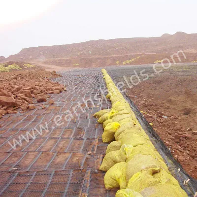 Высокое качество продукции Earthwork PP Biaxial стали пластиковые Geogrid усилителя