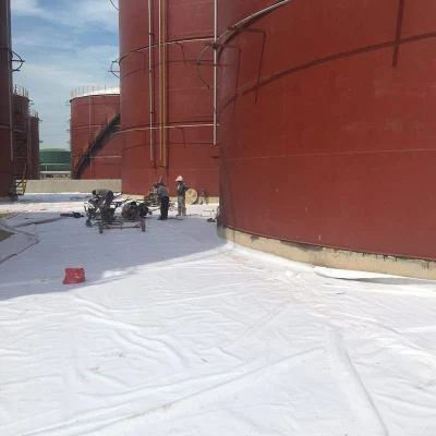 Против эрозии не тканого Geotextile ткань для продажи траншея сливы