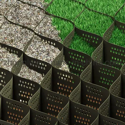  Пластиковые HDPE Геосинтетическая стабилизация Геоцелл удерживающие стены Дорожная конструкция для Продажа
