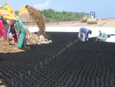 50 100 150 200 подъездной путь HDPE Strip Geocell для продажи