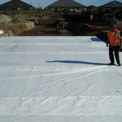  Рр Пэт не тканого Geotextile Geomembrane на свалку проекта
