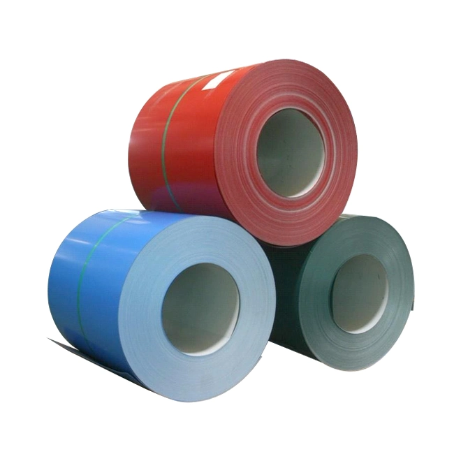 China Supplier Hot DIP Prepainted Coated Hot Dx51d Galvanized Steel Coils PPGI Steel Coil for Building Material