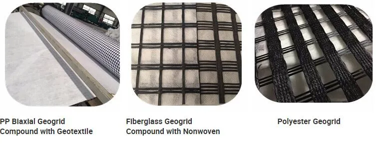 Fiberglass Geogrid Compound Nonwoven Fabric