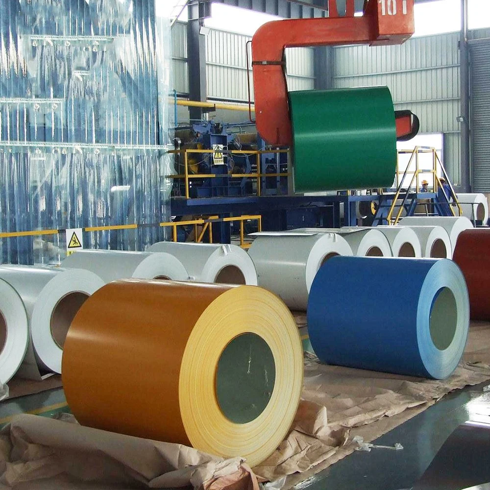 Manufacturer 0.12-08mm PPGI PPGL Color Coated Roll Prepainted Galvanized Steel Coil