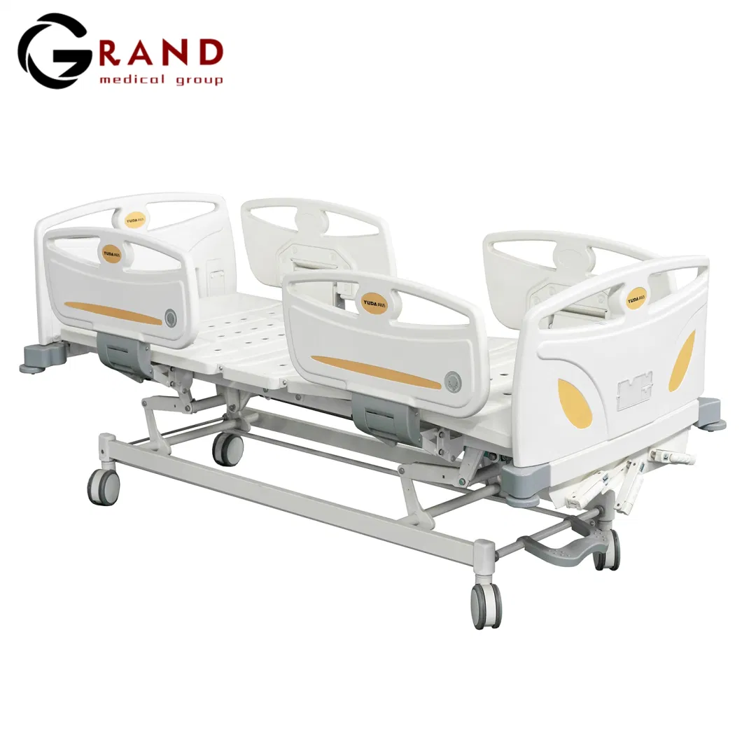 Silent Corrosion-Resistant Large Braking Force Stable and Safe Two Crank Hospital Manual Bed