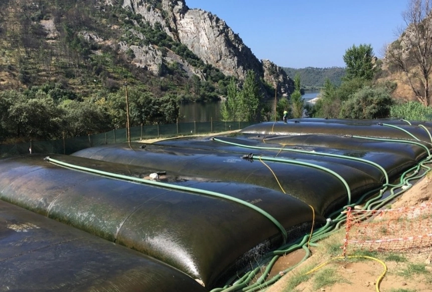 Geotube Marine Construction Shoreline Restored with Woven Geotextile Sludge Dewatering Dewatering Bag