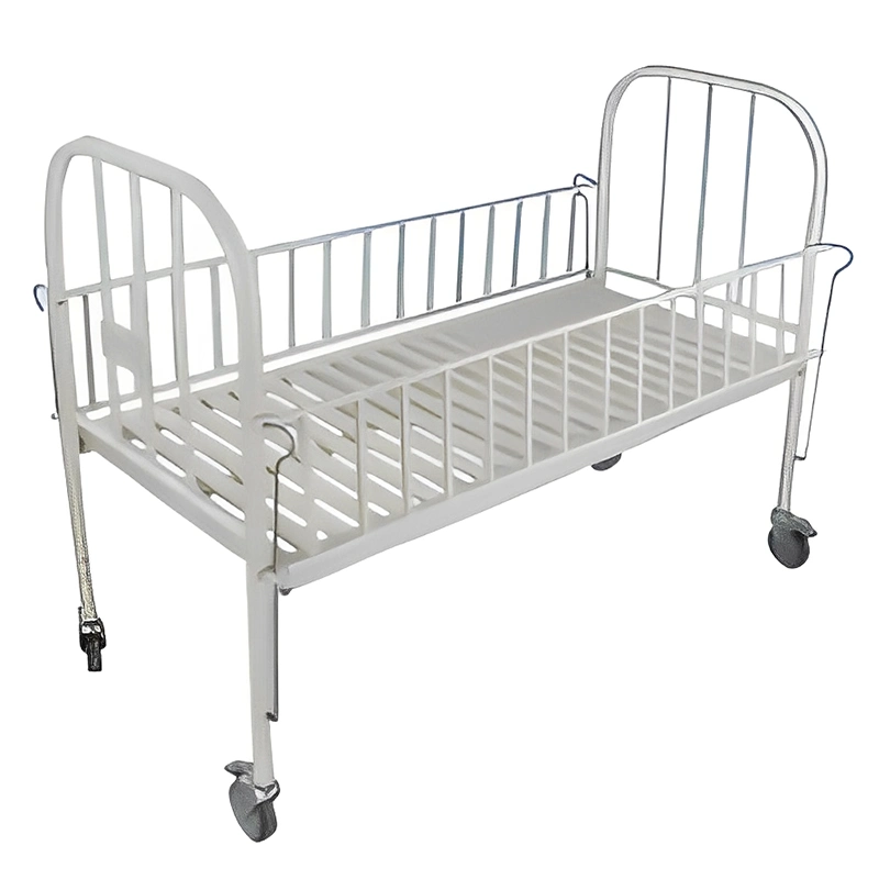 Children&prime;s Hospital Bed Complete Deluxe Flat Bed for Children