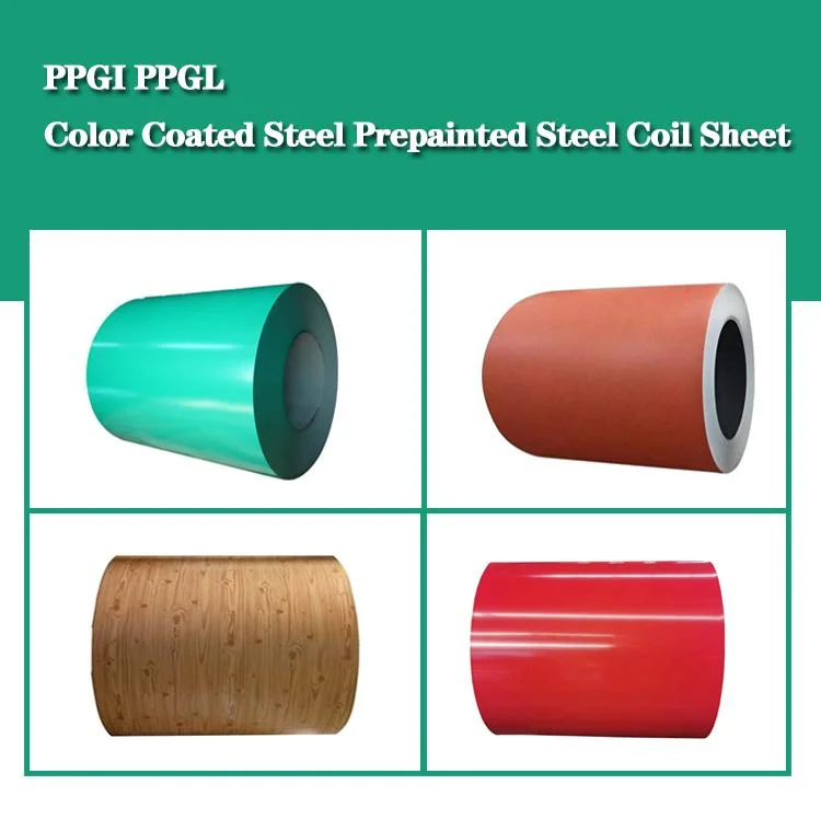 Chinese Supplier of G550 Prepainted Steel Coil Galvanized PPGI Steel Coil with Low Price