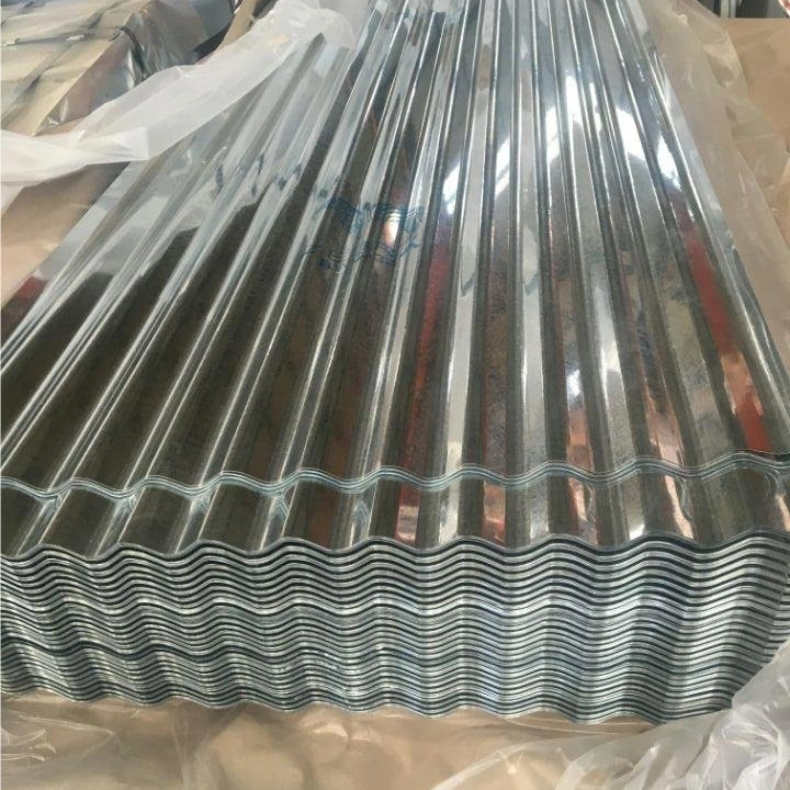 Corrugated Gi Galvanized Steel Sheet for Roofing Tile Garden Beds with 0.6mm 0.8mm 1.2mm Z80g Z100g Iron Metal Roof Manufacturer 20 26 Gauge Gi Gl Zinc 470 600