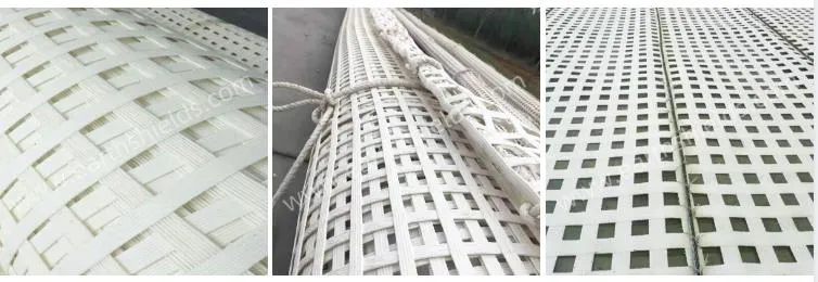 High Strength Tensile Polyester Woven Geogrids Pet Mining Geogrids