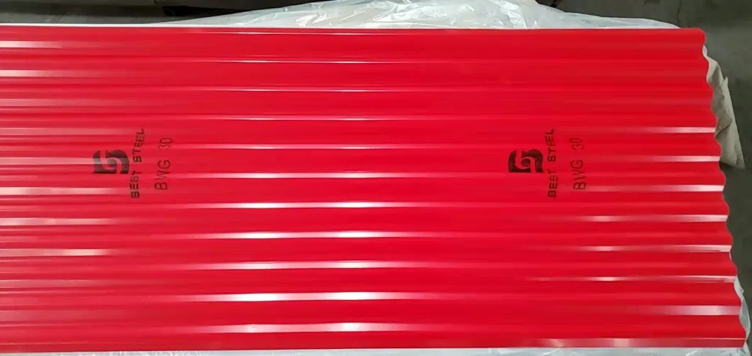 PPGI Sheet Color Coated Galvanized Steel Corrugated Roofing Sheet