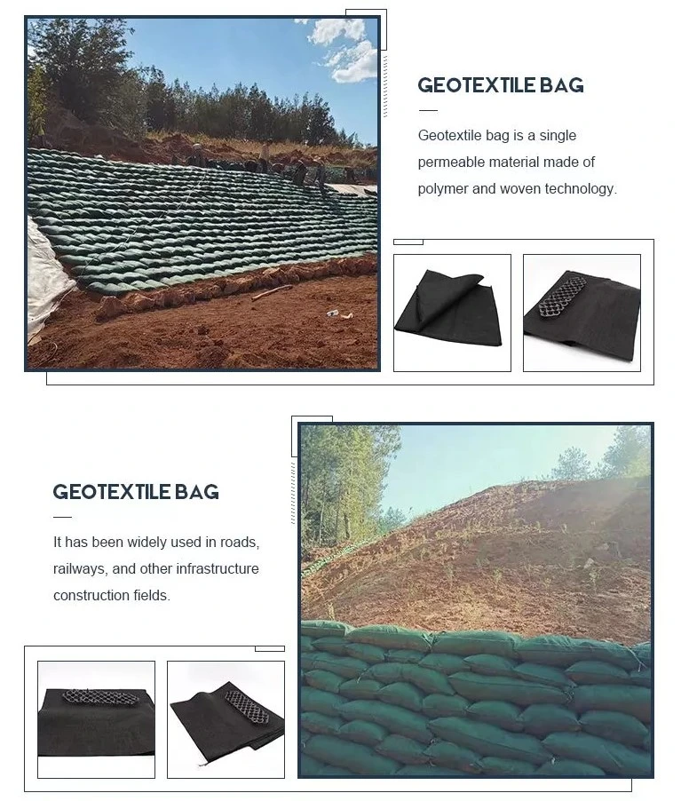 PP Nonwoven Geotextile Bag for Road River / Slope Protection