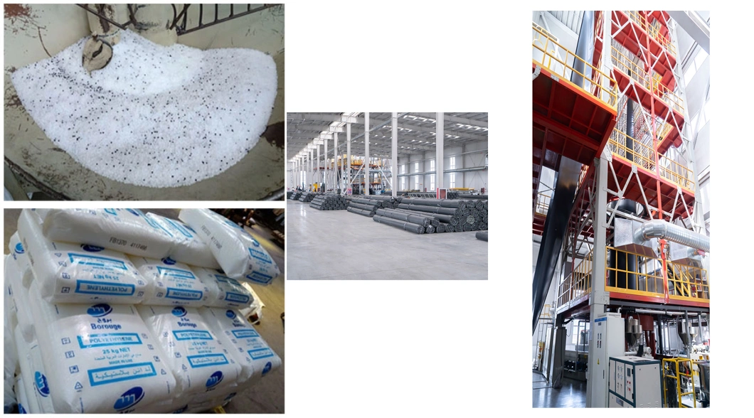 Environmental Project Hydraulic 0.2mm-2.5mm 60 Mil HDPE Geomembrane Price Dam Liner with Good Service