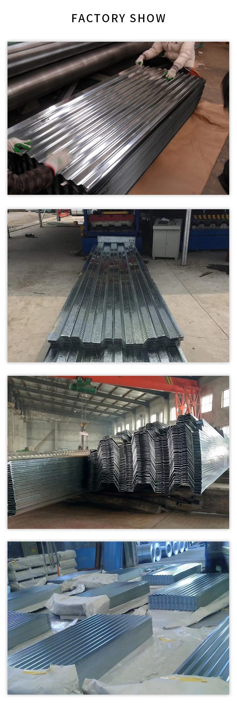 Dx51d Afp Az150 Galvalume Steel Corrugated Tile Sheets Z80 Zinc Coated Galvanized Roofing Sheet