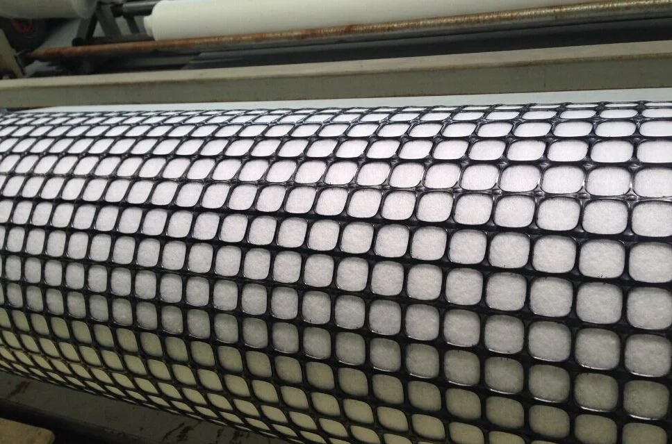 High Quality Road Construction Combined PP Biaxial Geogrid Geocomposites