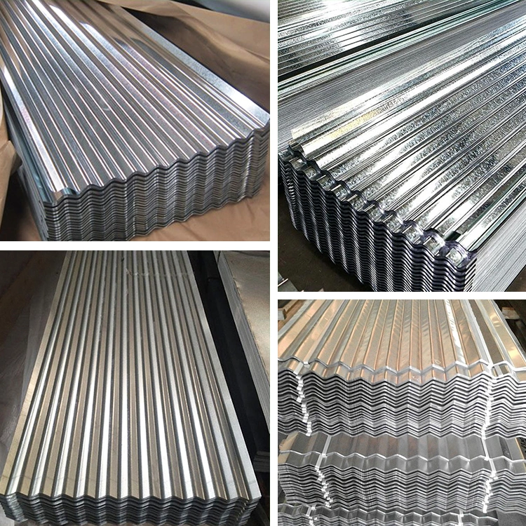 Wholesale 24 16 Gauge 4X8 Galvanized Steel Corrugated Metal Roofing Sheets for Floor Panels