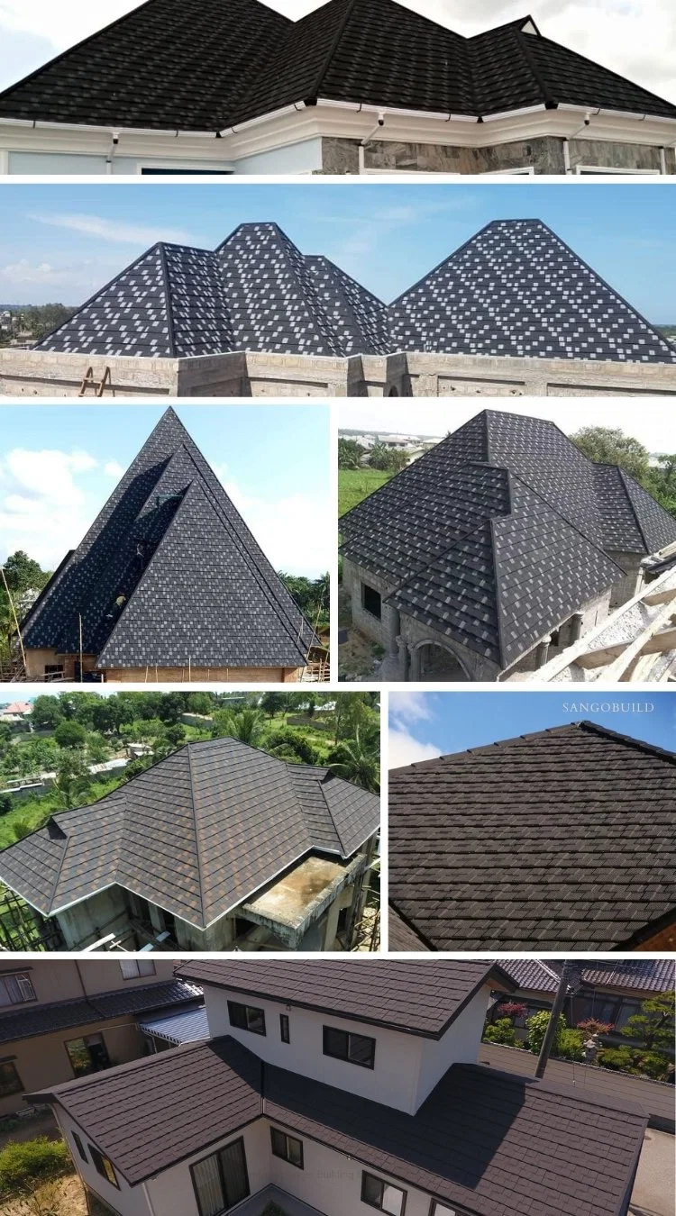 Hot Selling Aluminum Corrugated Roof Tile Algeria Stone Coated Roofing Tile Galvalume Metal Roofing Sheet